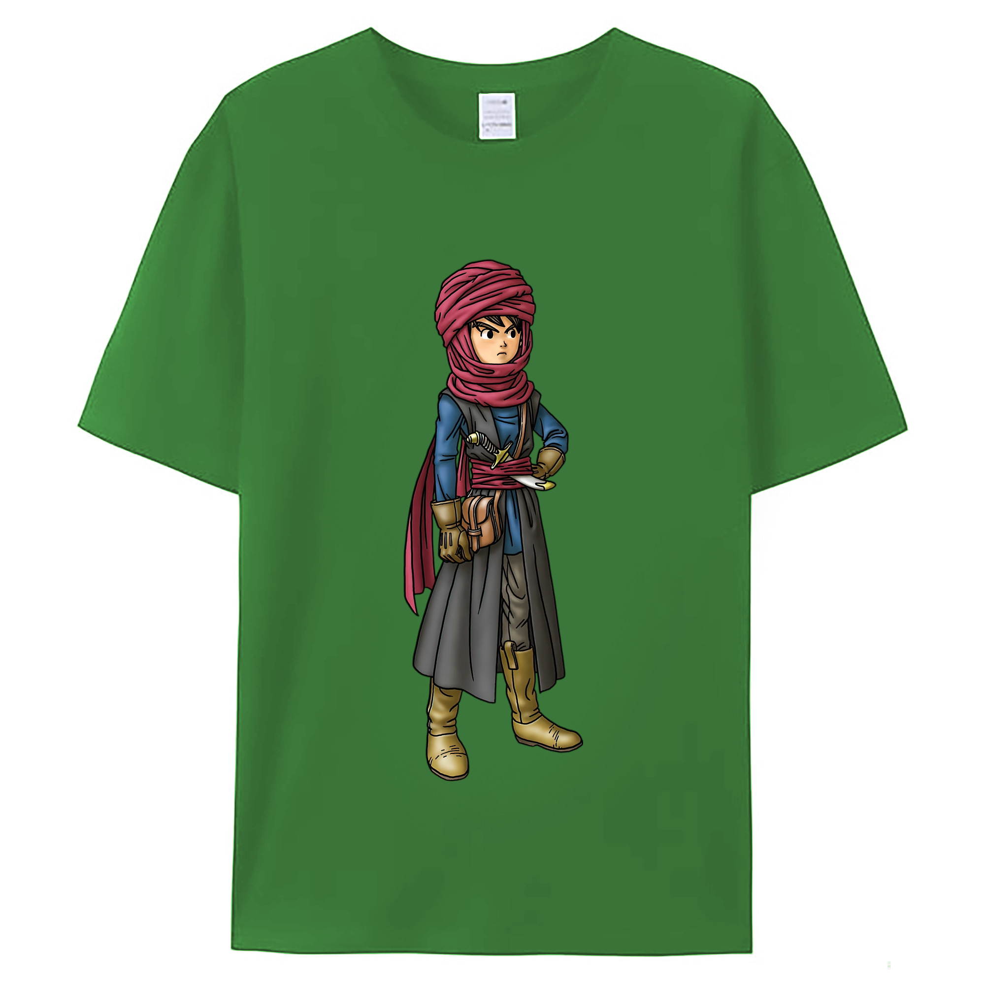 （画像用） ドラゴンクエスト Doragon Kuesuto Dragon Quest レディースカジュアルプリントTシャツ（綿100％）